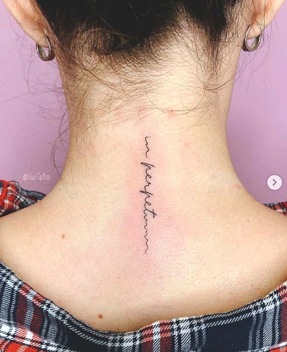 back-of-the-neck-tattoos-for-women | Ecemella