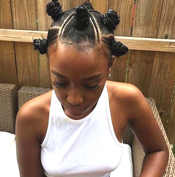 Braided Bantu Knots Protective Hairstyles Ecemella