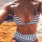 high-waisted-striped-swimsuit-summer-2019-trends