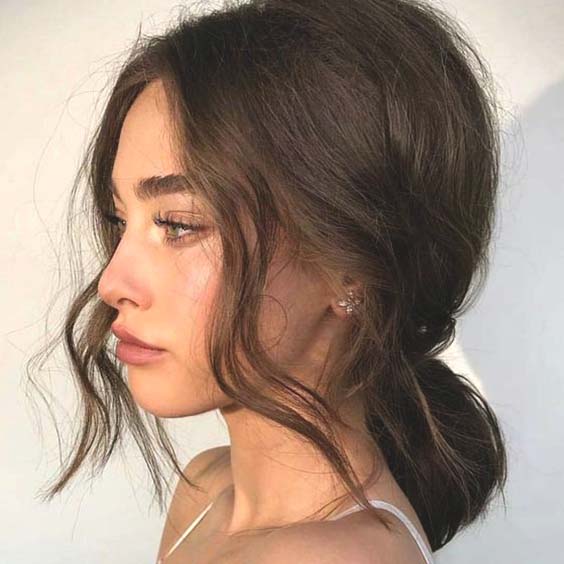 Loose Ponytail Short Hair 2019 Ecemella