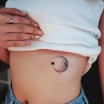 ribcage-tattoo-ideas-moon-tattoo