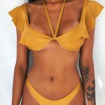 ruffled-yellow-swimsuit-summer-2019-trends