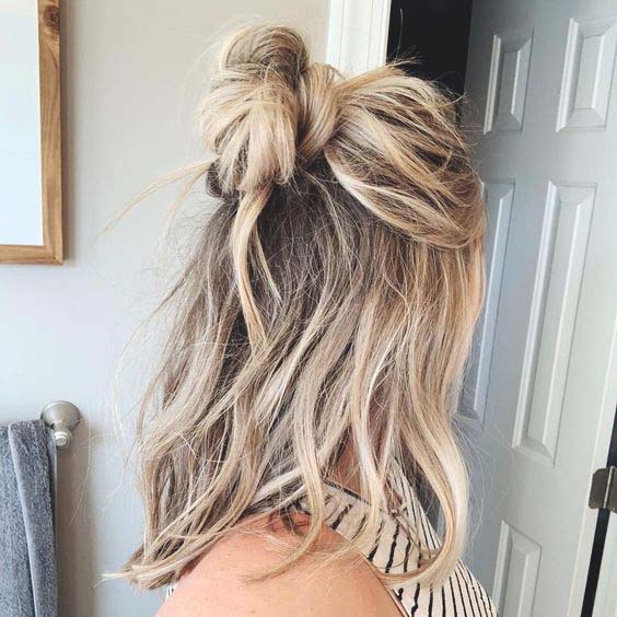 Top Knot Short Hairstyle Trends Ecemella