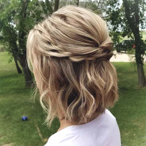 64 Adorable Short Hair Updos That Are Supremely Easy To Copy