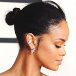 rihanna-sleek-bun-grammys