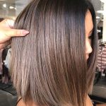 sleek-lob-brunette-hairstyles