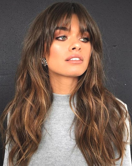 70s wispy bangs fall haircut trends Ecemella 70s wispy bangs fall haircut trends Ecemella