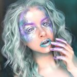cosmic-alien-makeup-look-halloween-sexy-spooky-makeup-ideas
