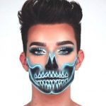 neon-skull-makeup-idea-for-halloween
