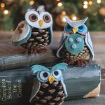 pinecone-owls-christmas-decorating-craft-ideas