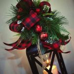 plaid-shirt-ribbon-candle-decor-crafts