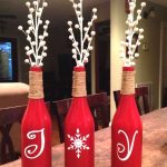 wine-bottle-vases-diy-crafts-for-christmas