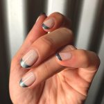 metallic-silver-french-mani-nail-art-trend