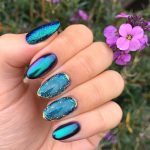 mixed-textures-blue-nail-art-design-winter-nails
