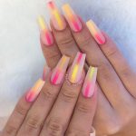 neon-pink-yellow-nude-nail-art-design-trend