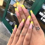 neon-yellow-nail-art-idea-winter-2020-trends