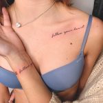 best-friend-matching-script-tattoo-idea