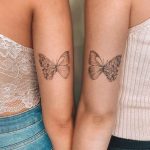 butterfly-matching-tattoo-idea