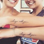 handwritten-script-matching-bff-tattoo-idea