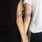 holding-hands-bff-matching-tattoo-idea