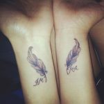 mathing-feather-tattoo-idea-bff-tattoos