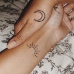 sun-moon-matching-bff-tattoo-idea