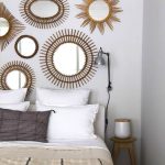 sun-mirror-gallery-wall-idea