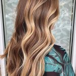 caramel-blonde-balayage-shade-hair-color-ideas