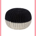 black-and-white-pouf