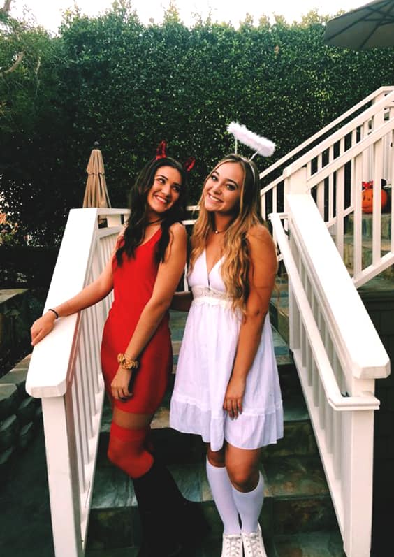 angel-and-devil-halloween-bffs-costume | Ecemella