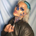 skeleton-halloween-makeup-idea