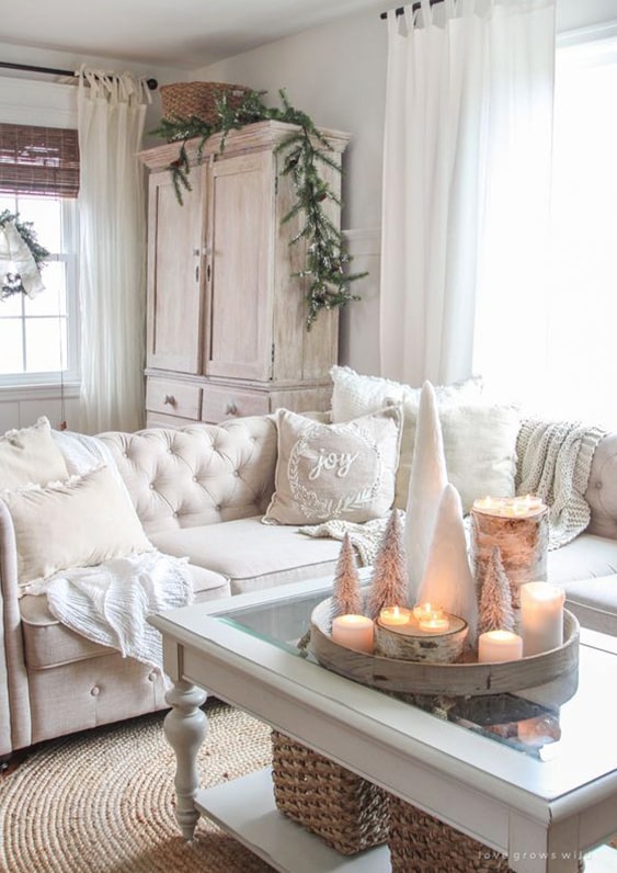 32 Merriest Living Room Decoration Ideas For Christmas