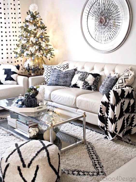 32 Merriest Living Room Decoration Ideas For Christmas