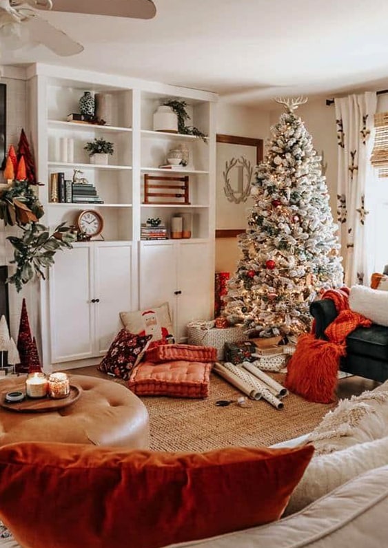 32 Merriest Living Room Decoration Ideas For Christmas