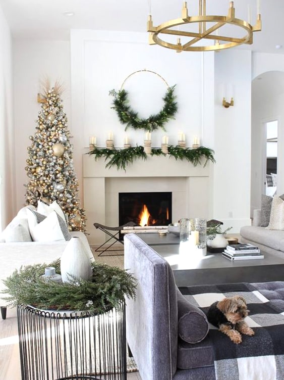 32 Merriest Living Room Decoration Ideas For Christmas