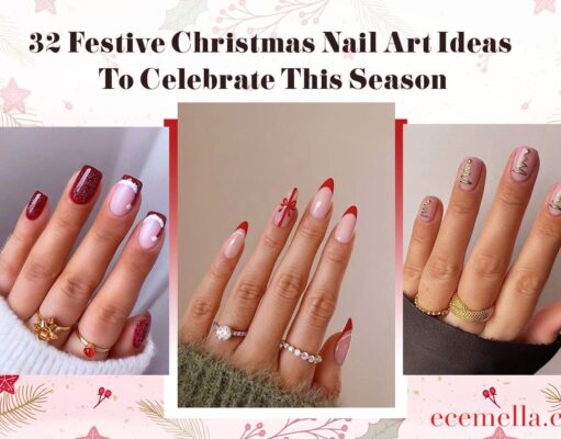 32 Festive Christmas Nail Art Ideas To Celebrate This Season 32 Festive Christmas Nail Art Ideas To Celebrate This Season