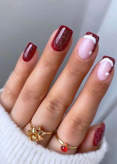 32 Festive Christmas Nail Art Ideas To Celebrate This