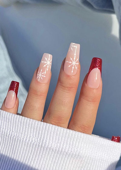 32 Festive Christmas Nail Art Ideas To Celebrate This Season